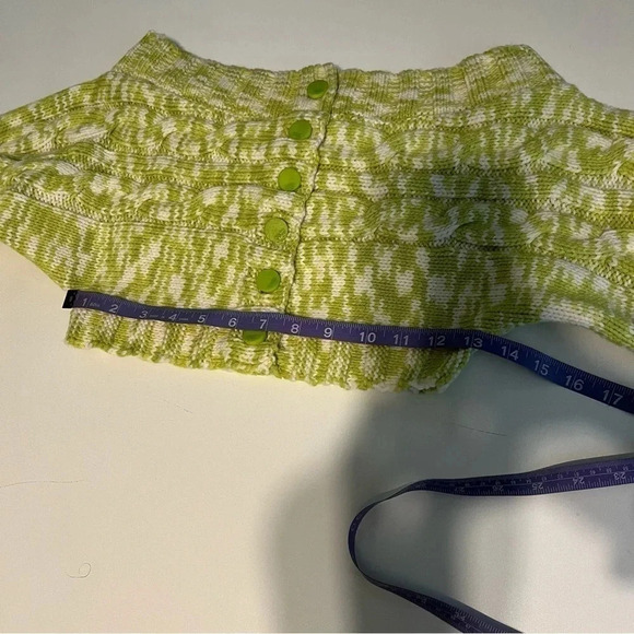 Cults Gaia Maressa Kiwi green off shoulder Bratz sweater M - Picture 12 of 12